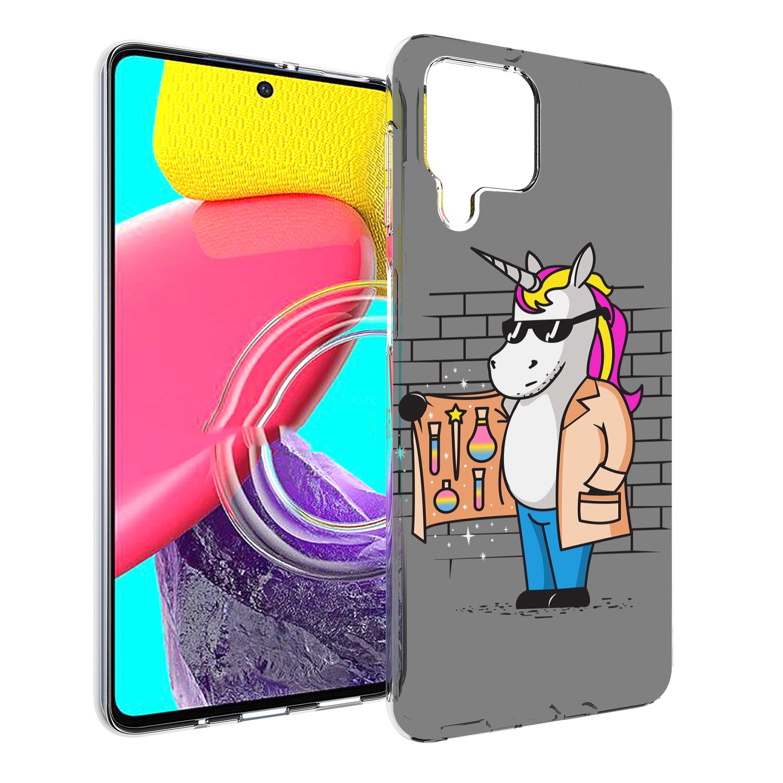 

Чехол MyPads Продавец-единорог для Samsung Galaxy M53 (SM-M536), Прозрачный, Tocco