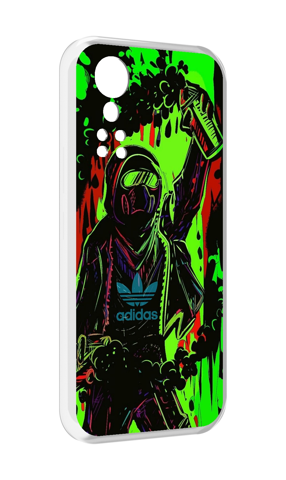 

Чехол MyPads мужчина в красках адидас для ZTE Axon 30 5G / Axon 30S, Прозрачный, Tocco