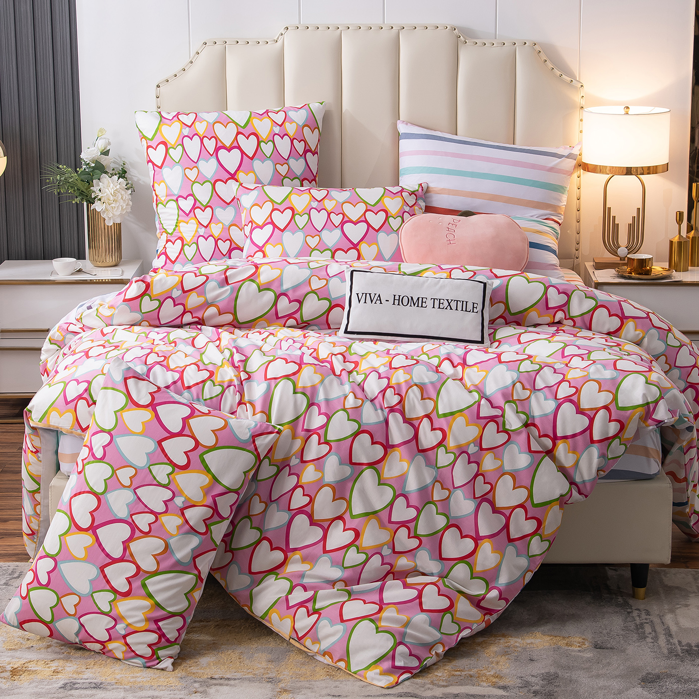 

Ситрейд AR229, Евростандарт, наволочки 50 х 70 (2 шт) и 70 х 70 (2 шт), простыня 160 х 200