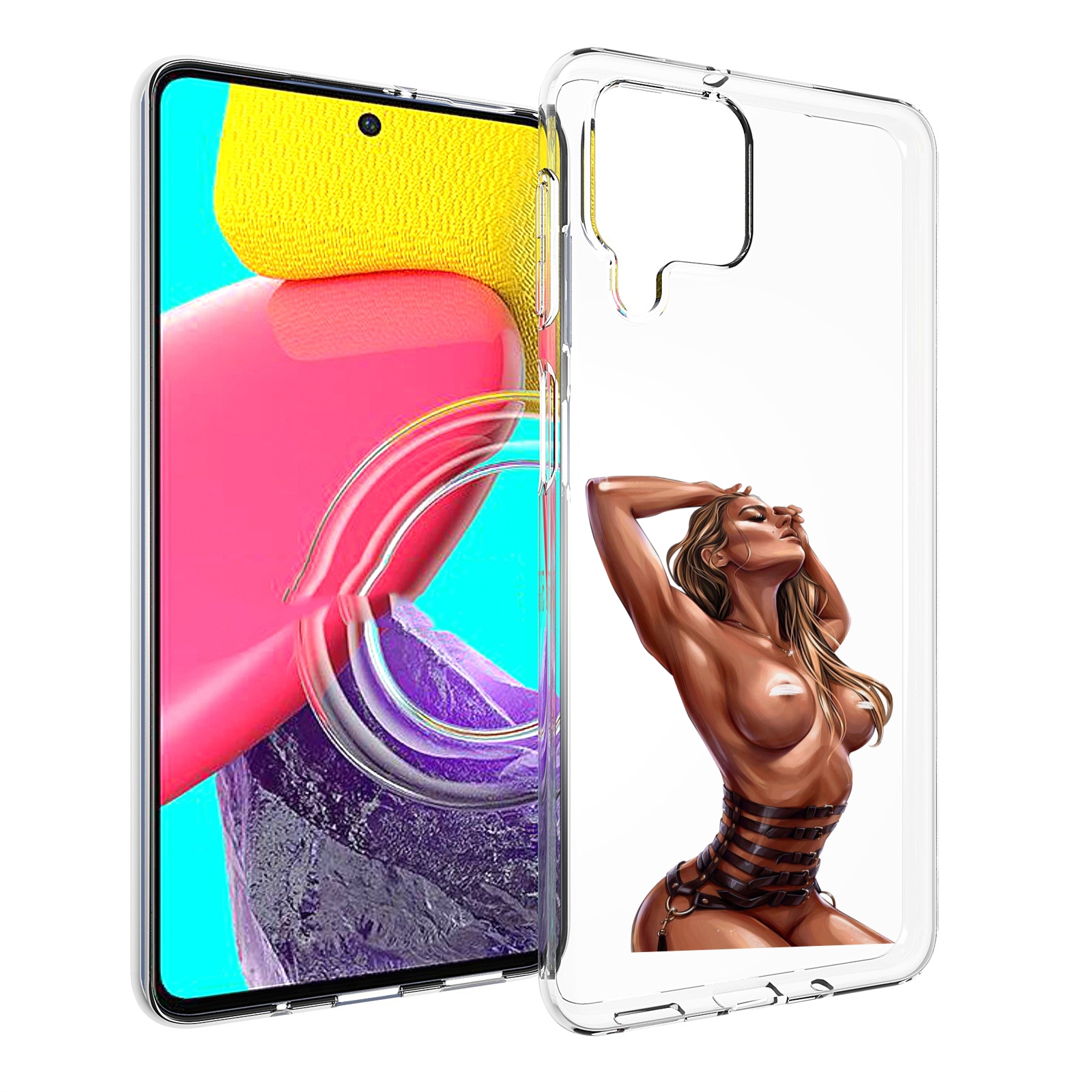 

Чехол MyPads Портупея денский для Samsung Galaxy M53 (SM-M536), Прозрачный, Tocco