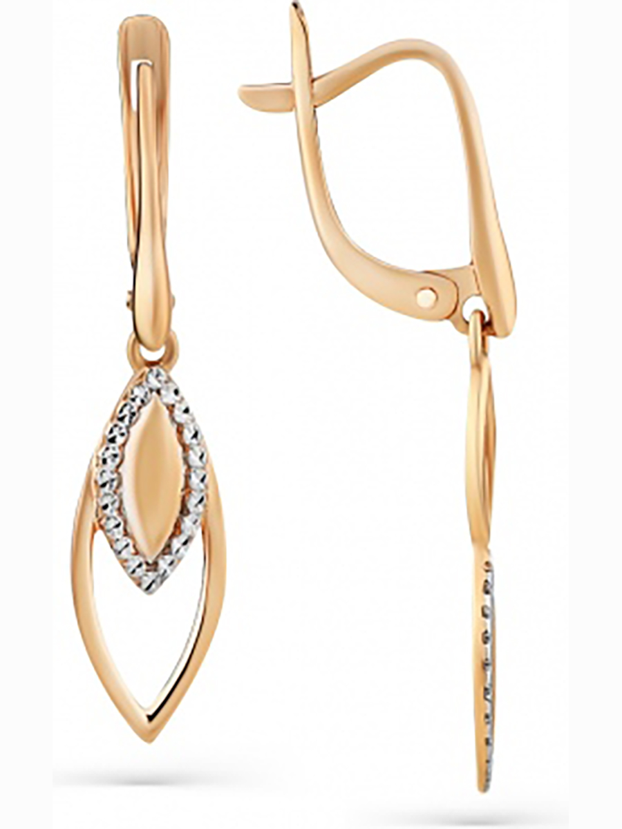 

Серьги из красного золота без вставки Master Brilliant 2000836, 2000836