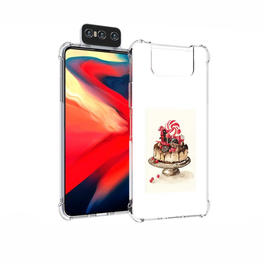 

Чехол MyPads Tocco для Asus Zenfone 7 (ZS670KS) вкусный торт, Прозрачный, Tocco