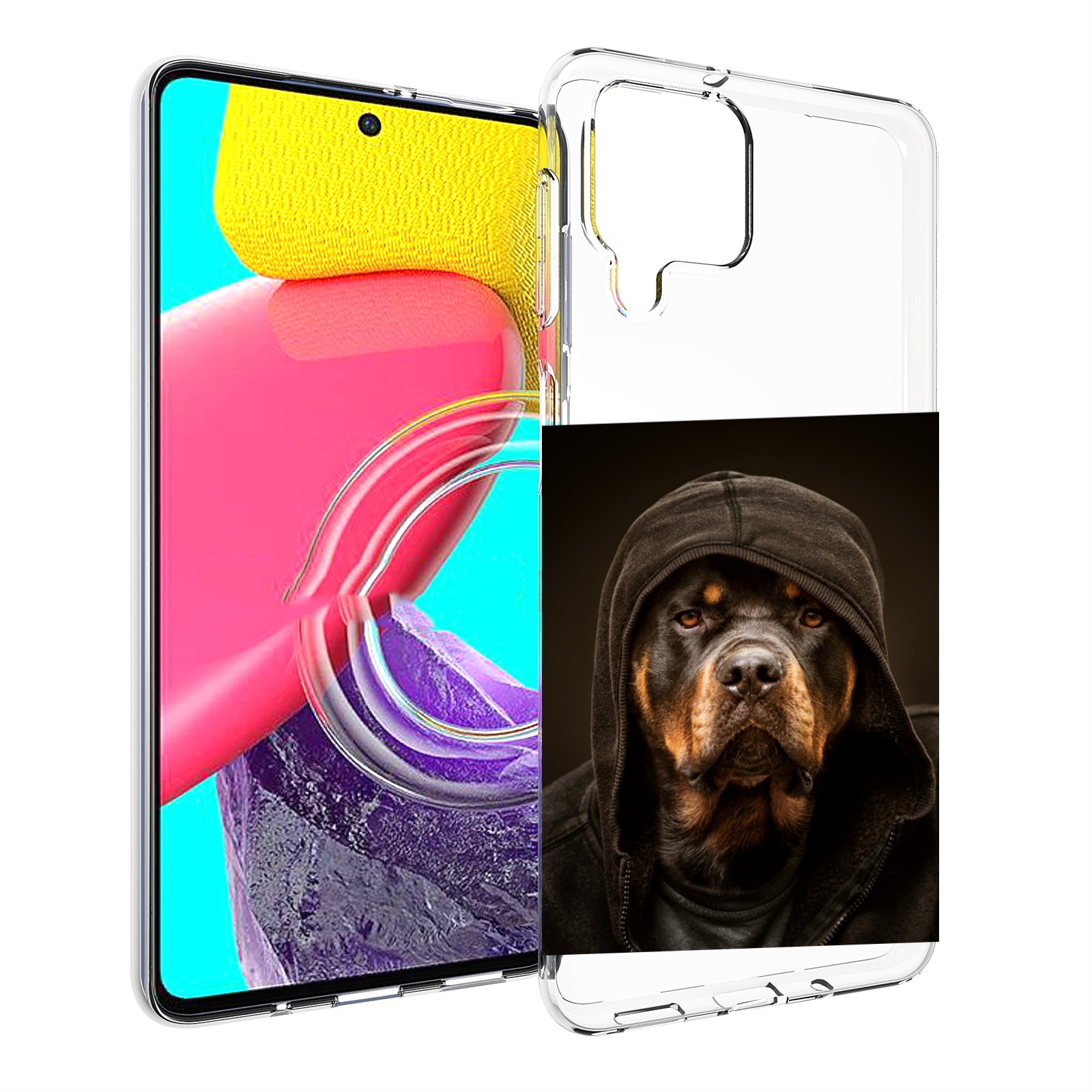 

Чехол MyPads Пес-барбос для Samsung Galaxy M53 (SM-M536), Прозрачный, Tocco
