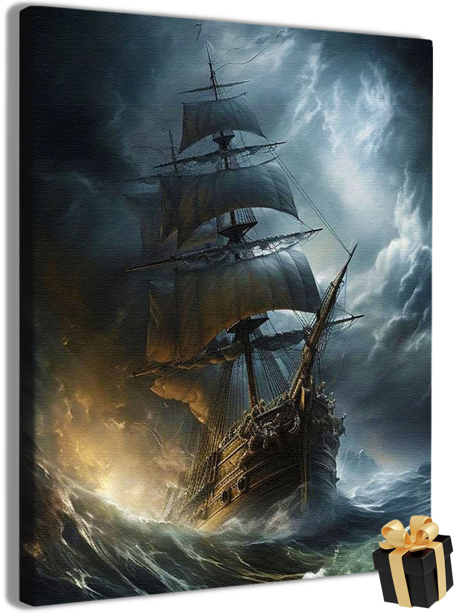 

Картины по номерам Арт-студия Unicorn корабль N-4363 40x50 см, корабль