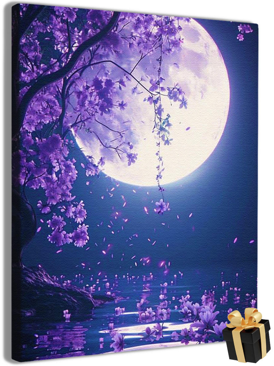 

Картины по номерам Арт-студия Unicorn полнолуние N-4361 40x50 см, полнолуние