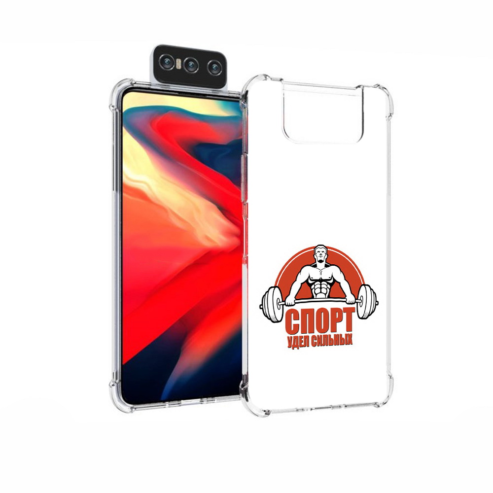 Чехол MyPads Tocco для Asus Zenfone 7 (ZS670KS) бодибилдинг спорт