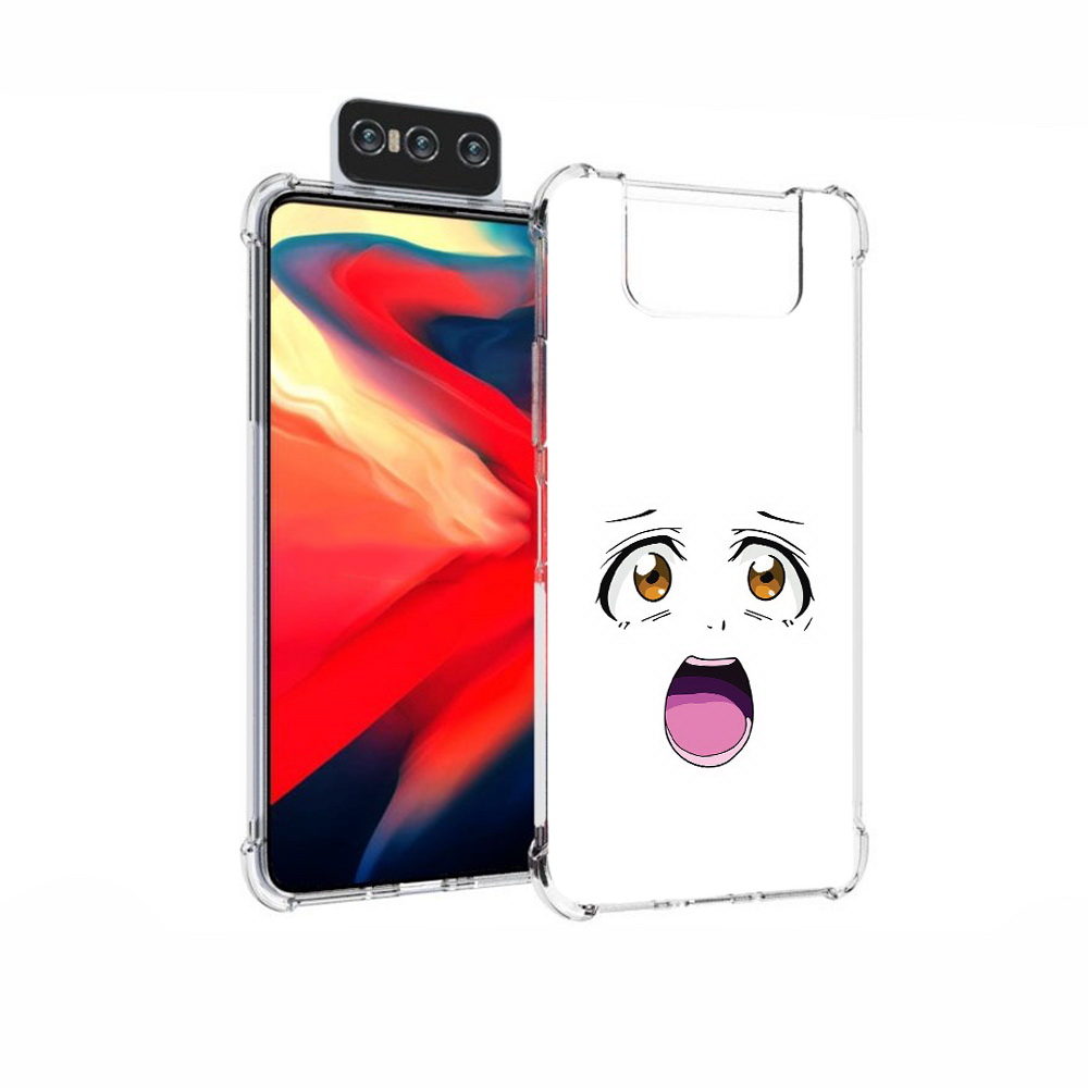

Чехол MyPads Tocco для Asus Zenfone 7 (ZS670KS) аниме лицо, Прозрачный, Tocco