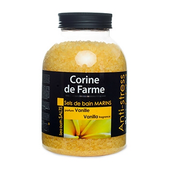 Купить Соль для ванны Corine de Farme Ваниль 1.3 кг Франция