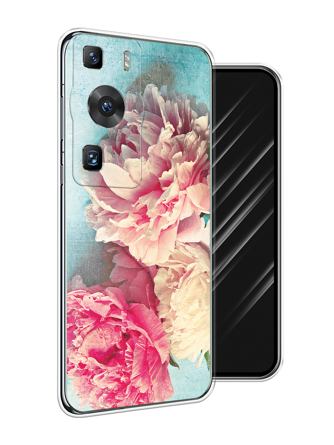 

Чехол Awog на Huawei P60/P60 Pro "Пионы new", Бирюзовый, 6121150-1