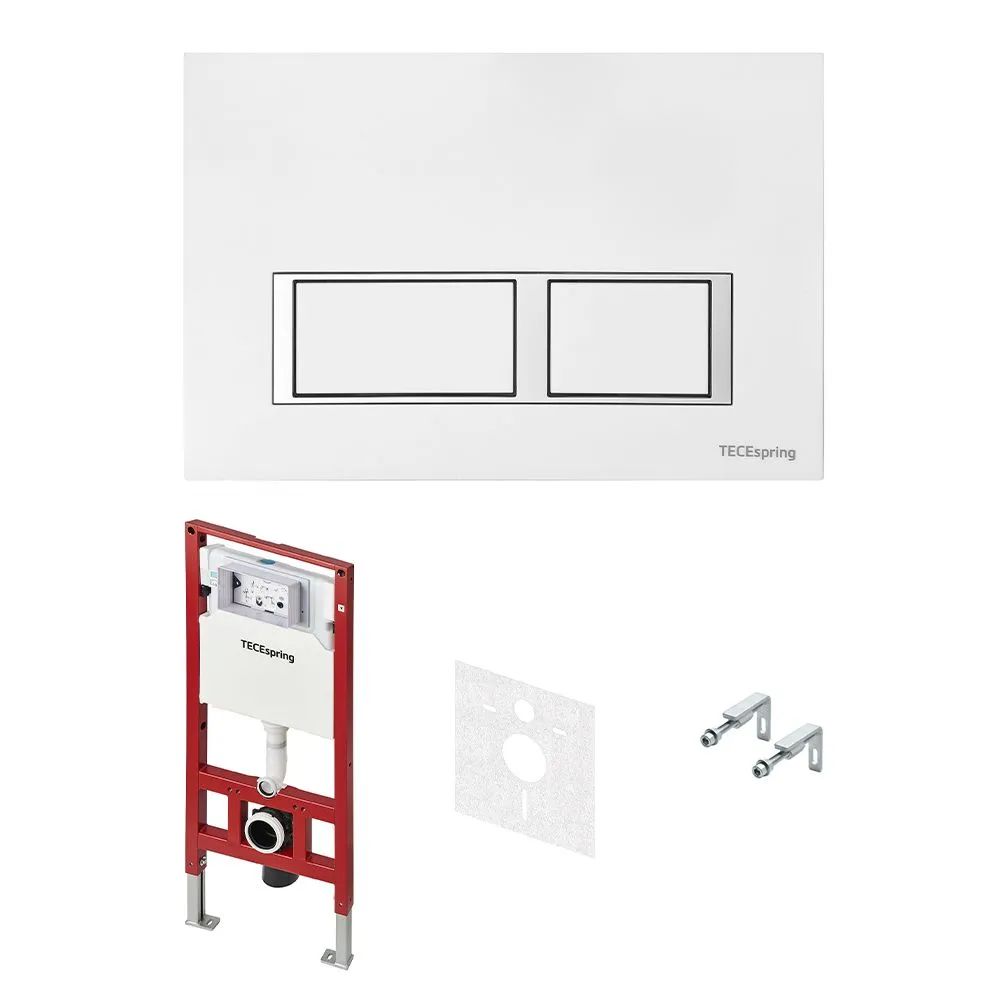 фото Комплект для установки подвесного унитаза модуль tecespring панель смыва s955203