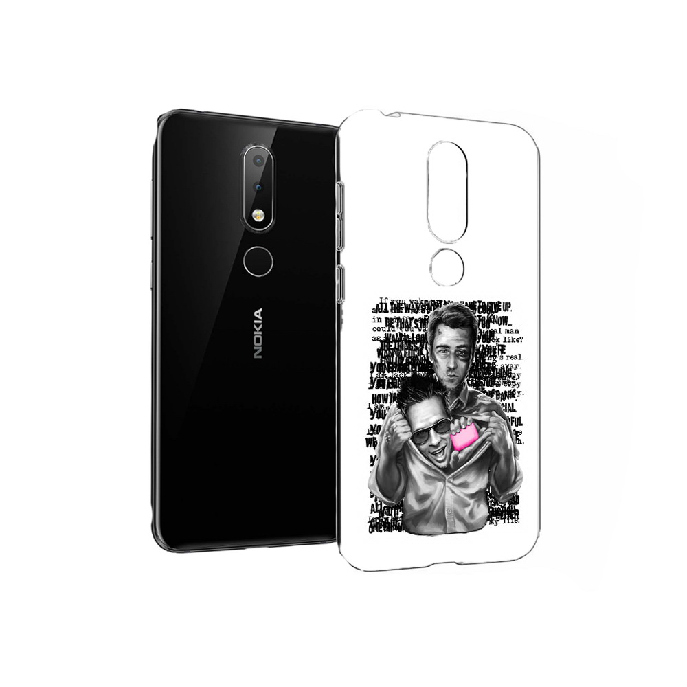 

Чехол MyPads Tocco для Nokia X6 бойцовский клуб (PT115295.99.242), Прозрачный, Tocco