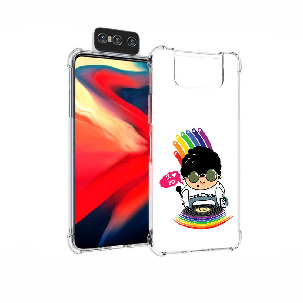 

Чехол MyPads Tocco для Asus Zenfone 7 (ZS670KS) Я люблю 80-е, Прозрачный, Tocco