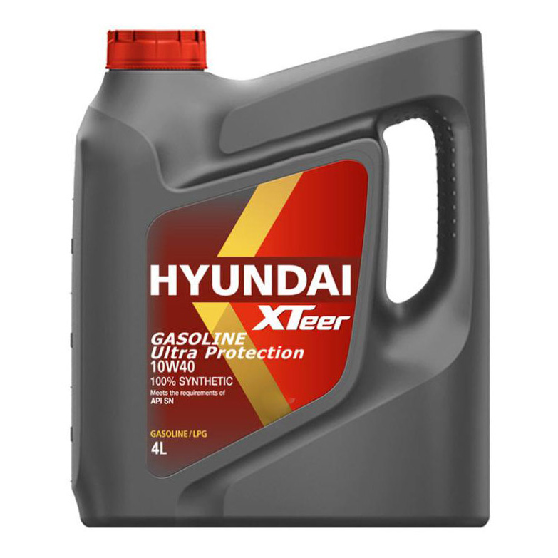 Моторное масло HYUNDAI Xteer синтетическое Gasoline Ultra Protection 10w40 Sn 4л