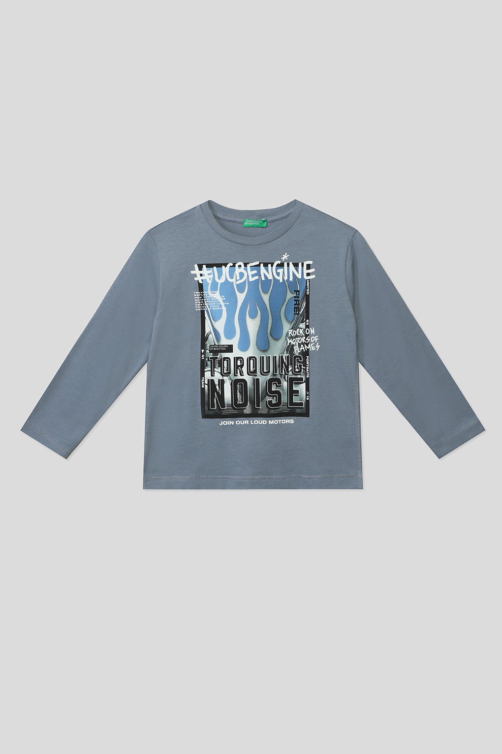 

Футболка с длинным рукавом Benetton 3VR5C106E, Серый, XL, 3VR5C106E