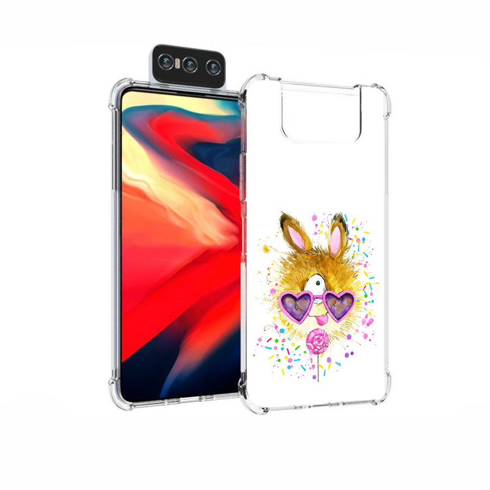 

Чехол MyPads Tocco для Asus Zenfone 7 (ZS670KS) Чупя, Прозрачный, Tocco