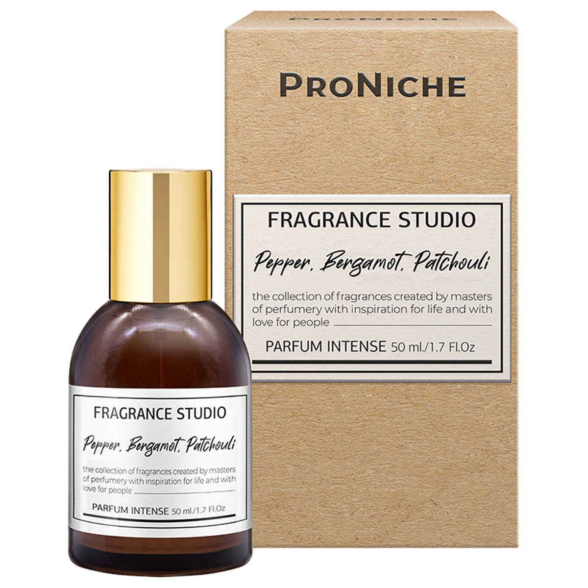 Парфюмерная вода ProNiche женская Fragrance Studio Pepper Bergamot Patchouli 50мл 1999₽