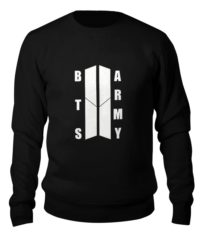 

Свитшот унисекс Printio Bts черный XS, Bts