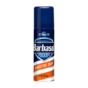 

Крем-пена для бритья Barbasol для чувствительной кожи Perio Inc. 57г США