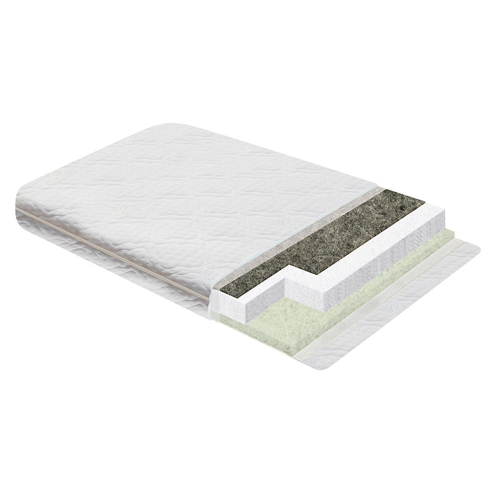 

Матрас ECO LIFE, стеганный трикотаж BAMBOO (60Х120Х12)(indigo), Белый, ECO LIFE BAMBOO