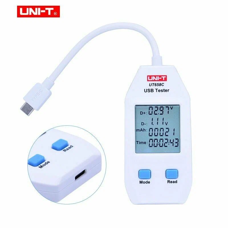 

USB-тестер UNI-T UT658C 100195314V, UT658C