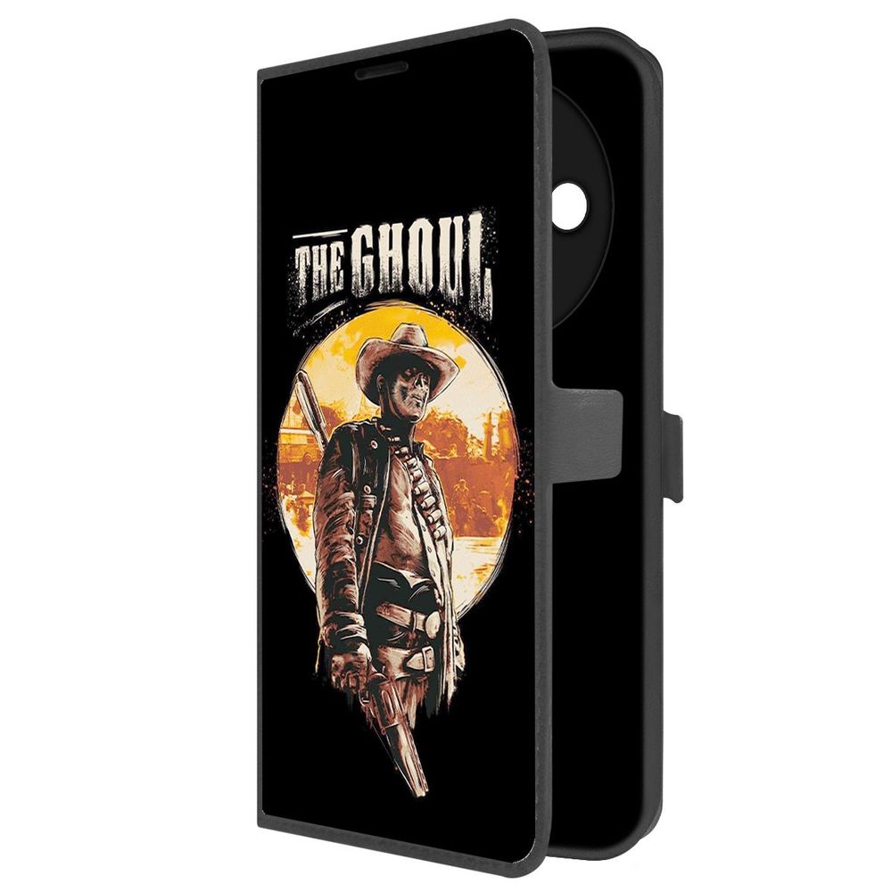 

Чехол-книжка Krutoff Eco Book для Xiaomi Redmi A3 Фоллаут (Fallout) - Гуль (черный)