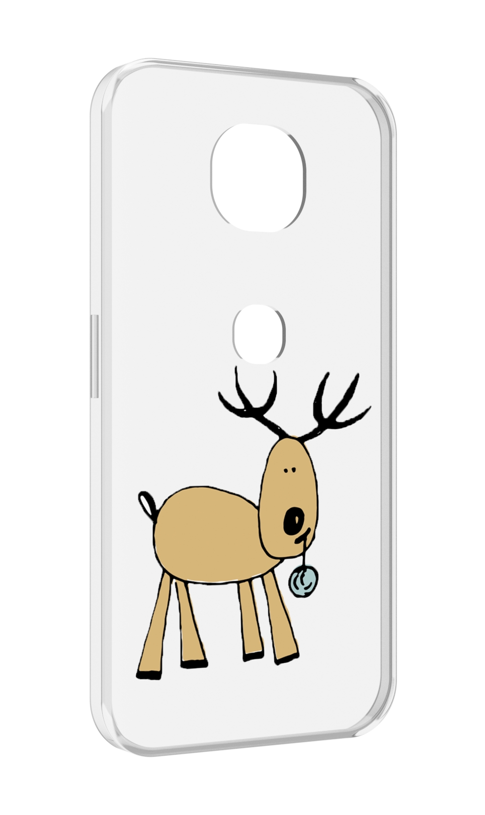

Чехол MyPads Олень с шариком для Motorola Moto G5S (XT1799-2), Прозрачный, Tocco