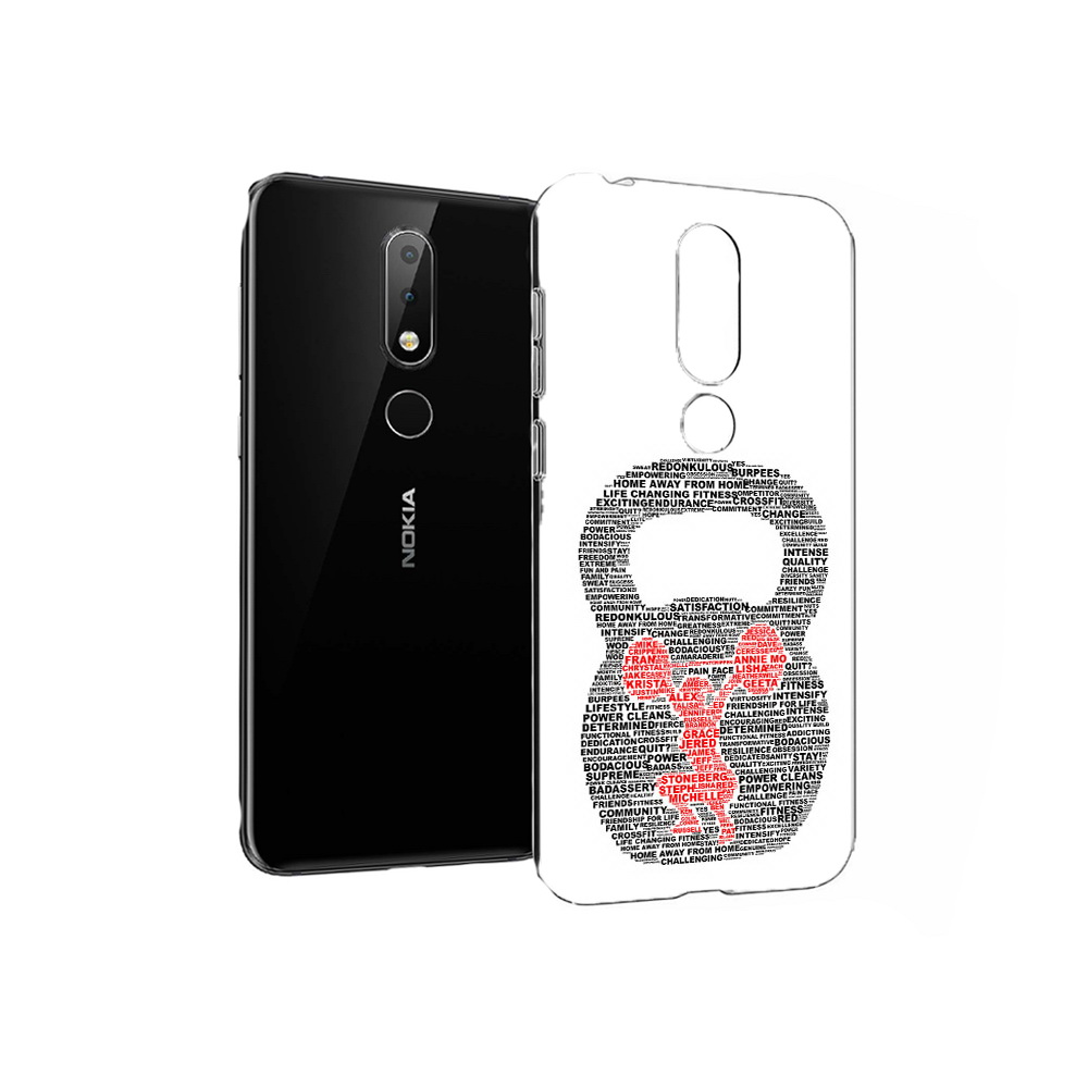 

Чехол MyPads Tocco для Nokia X6 бодибилдинг гиря из слов (PT115295.99.232), Прозрачный, Tocco