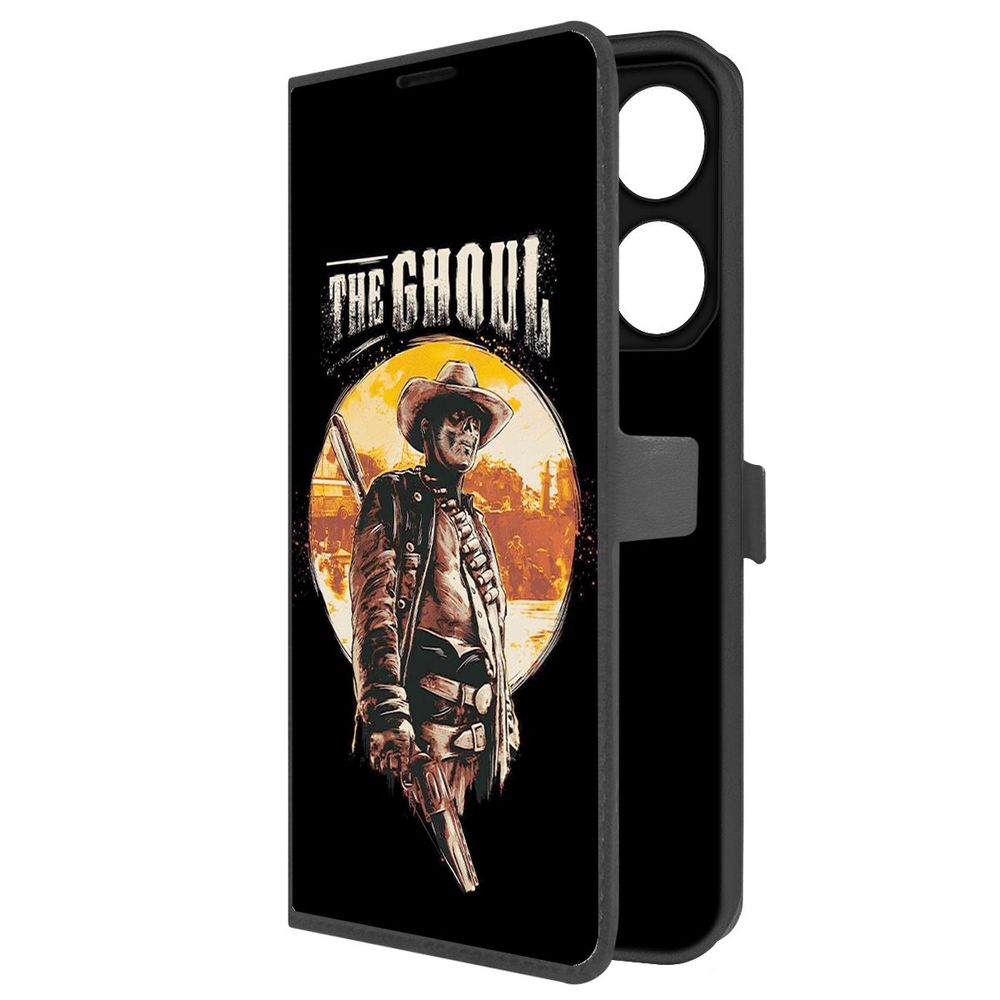 

Чехол-книжка Krutoff Eco Book для TECNO Pova 6 Pro Фоллаут (Fallout) - Гуль (черный)