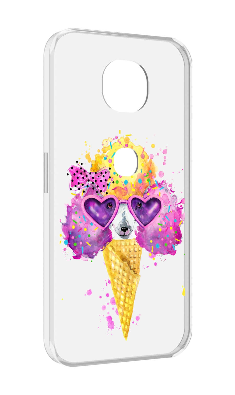 

Чехол MyPads Рожок для Motorola Moto G5S (XT1799-2), Прозрачный, Tocco