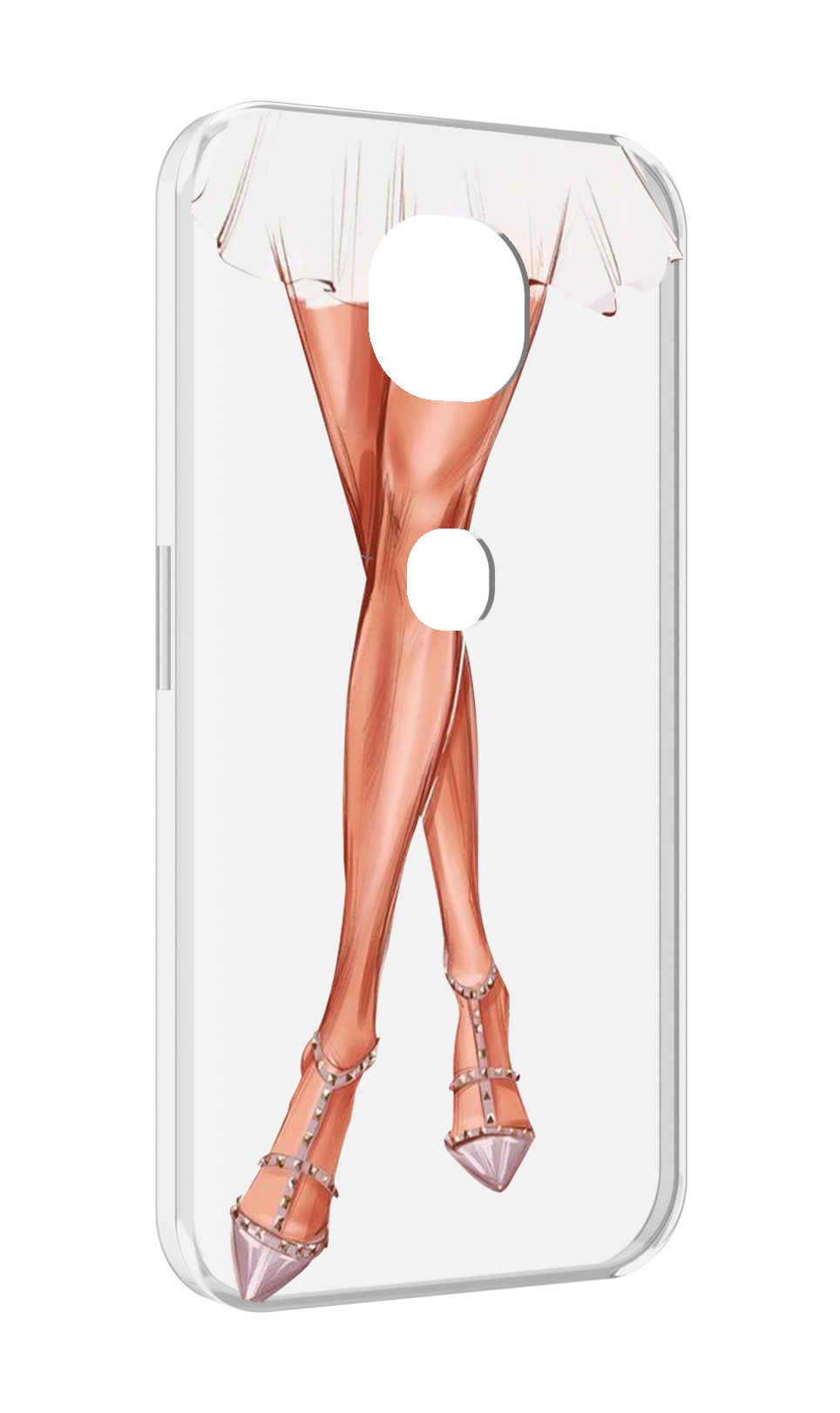 

Чехол MyPads Ножки для Motorola Moto G5S (XT1799-2), Прозрачный, Tocco