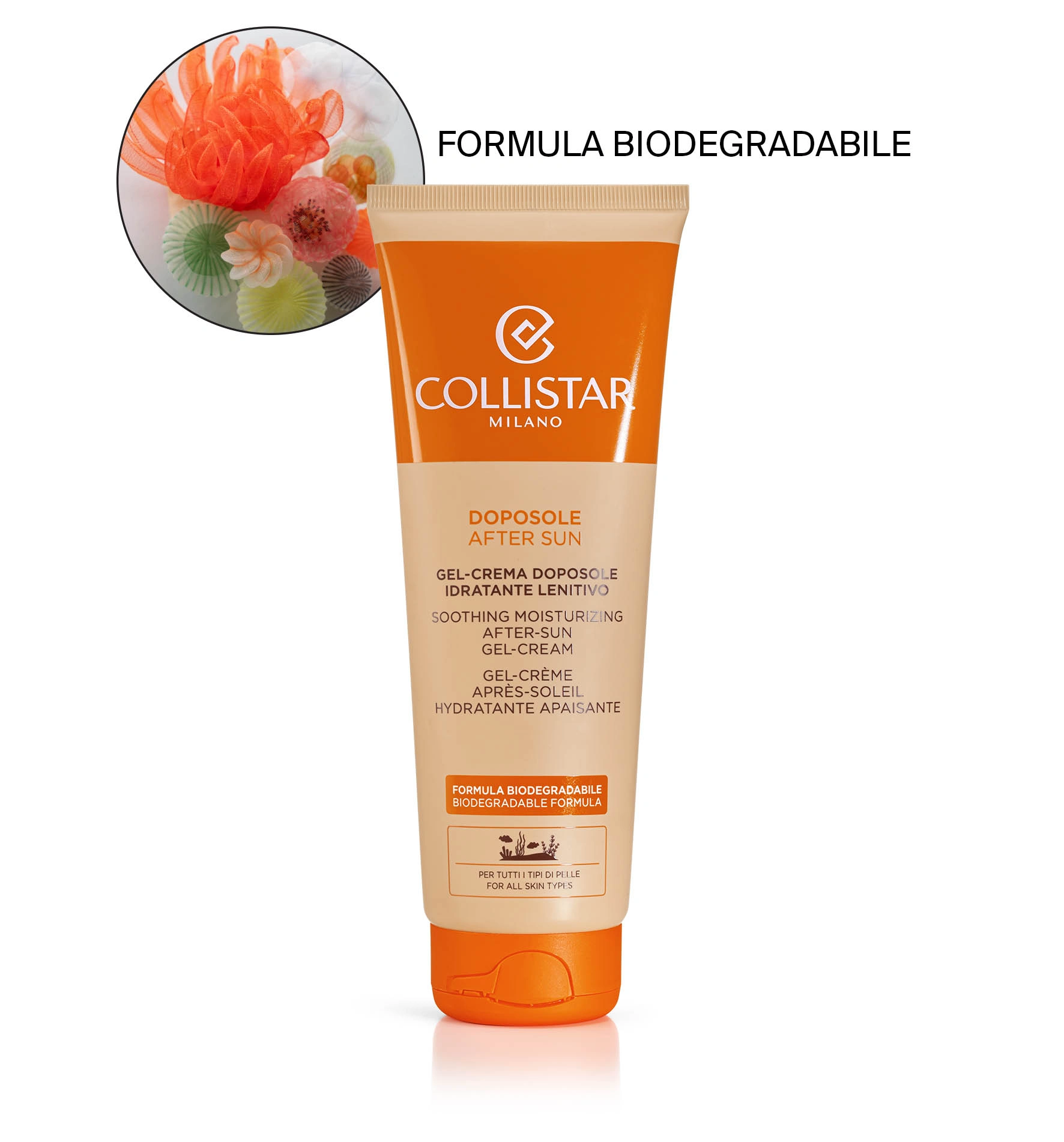 Гель-Крем после солнца Collistar Эко After-Sun Soothing Moisturiser Gel-Cream 250 мл белита крем сливки восстанавливающие после загара с маслом облепихи солярис 150