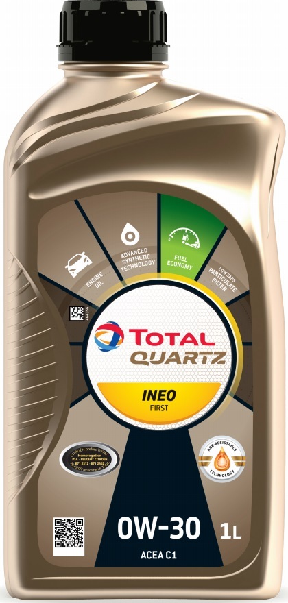 

Моторное масло Total Quartz Ineo First 0W30 1л, Quartz Ineo First