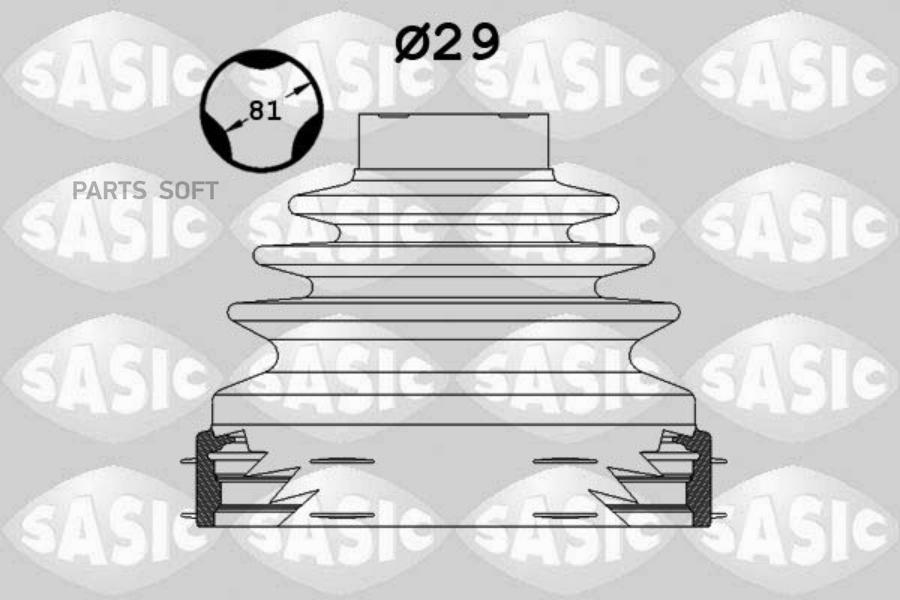 

SASIC 1900024 Пыльник ШРУСа Citroen Jumper Peugeot Boxer