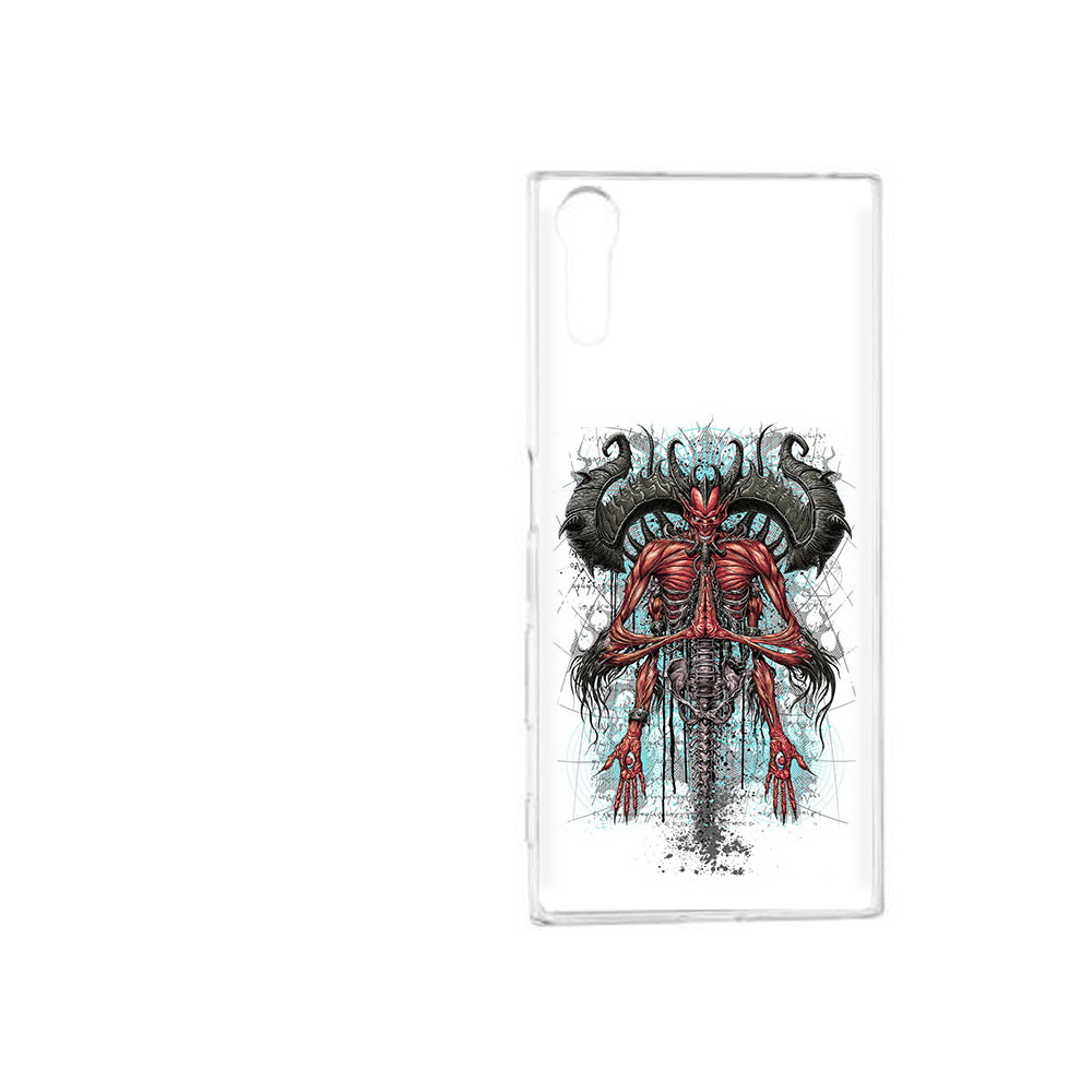 

Чехол MyPads Tocco для Sony Xperia XZ дьявол, Прозрачный, Tocco
