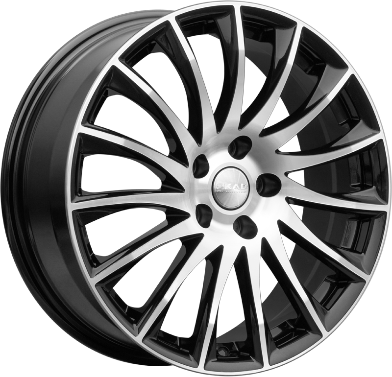 

Колесный диск СКАД Валенсия (A) 7xR18 ET48 5*100 D56.1, Черный;серебристый
