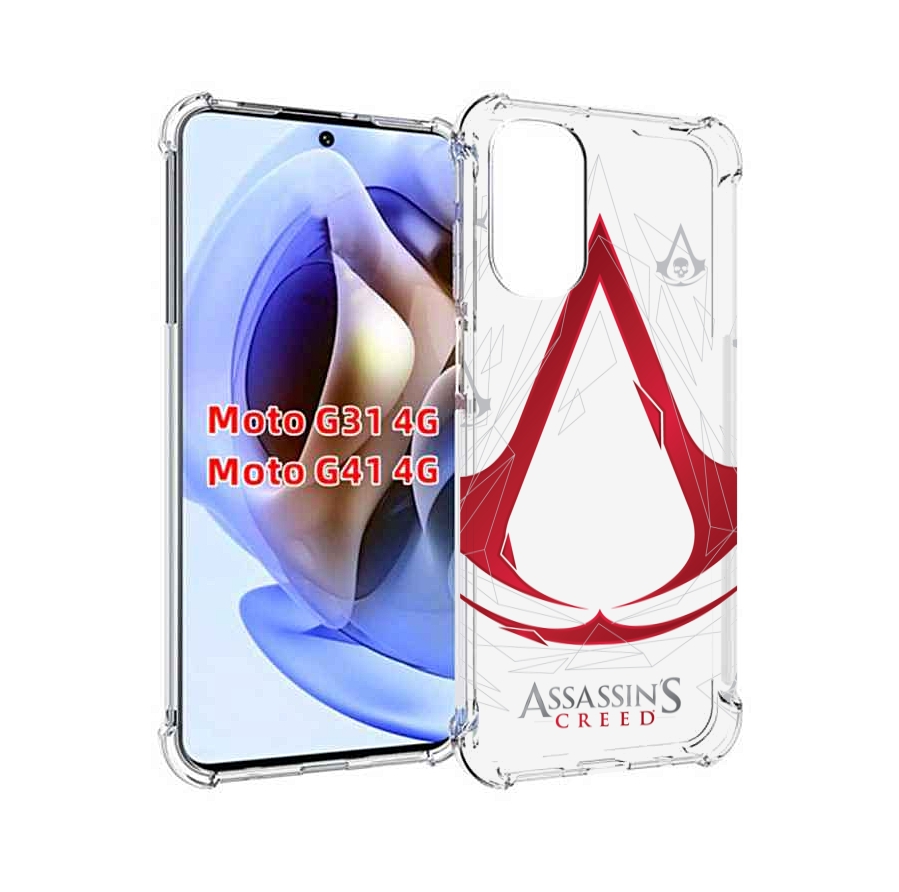 

Чехол MyPads ассасин-крид-знак для Motorola Moto G31 4G / G41 4G, Прозрачный, Tocco