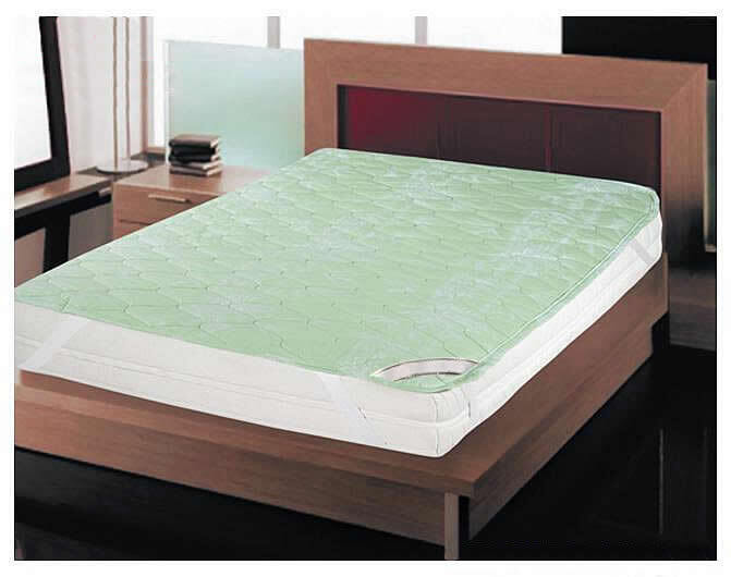Наматрасник Maktex из бамбукового волокна 140x200 см Премиум зеленый