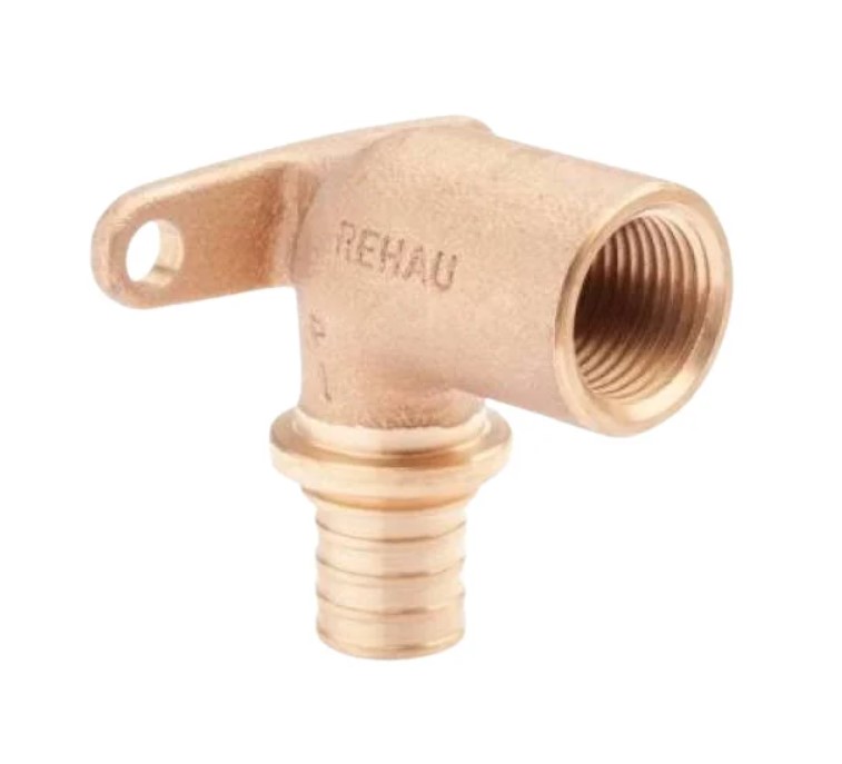 

Rehau Угольник REHAU настенный с длинным патрубком, внутренняя резьба 20-Rp 1/2 RX