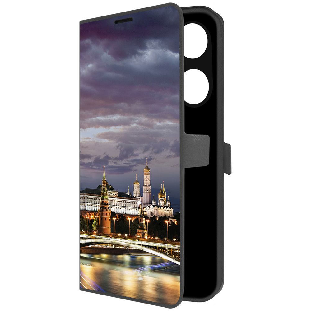 

Чехол-книжка Krutoff Eco Book для INFINIX Smart 7 HD Россия, Московский Кремль (черный)