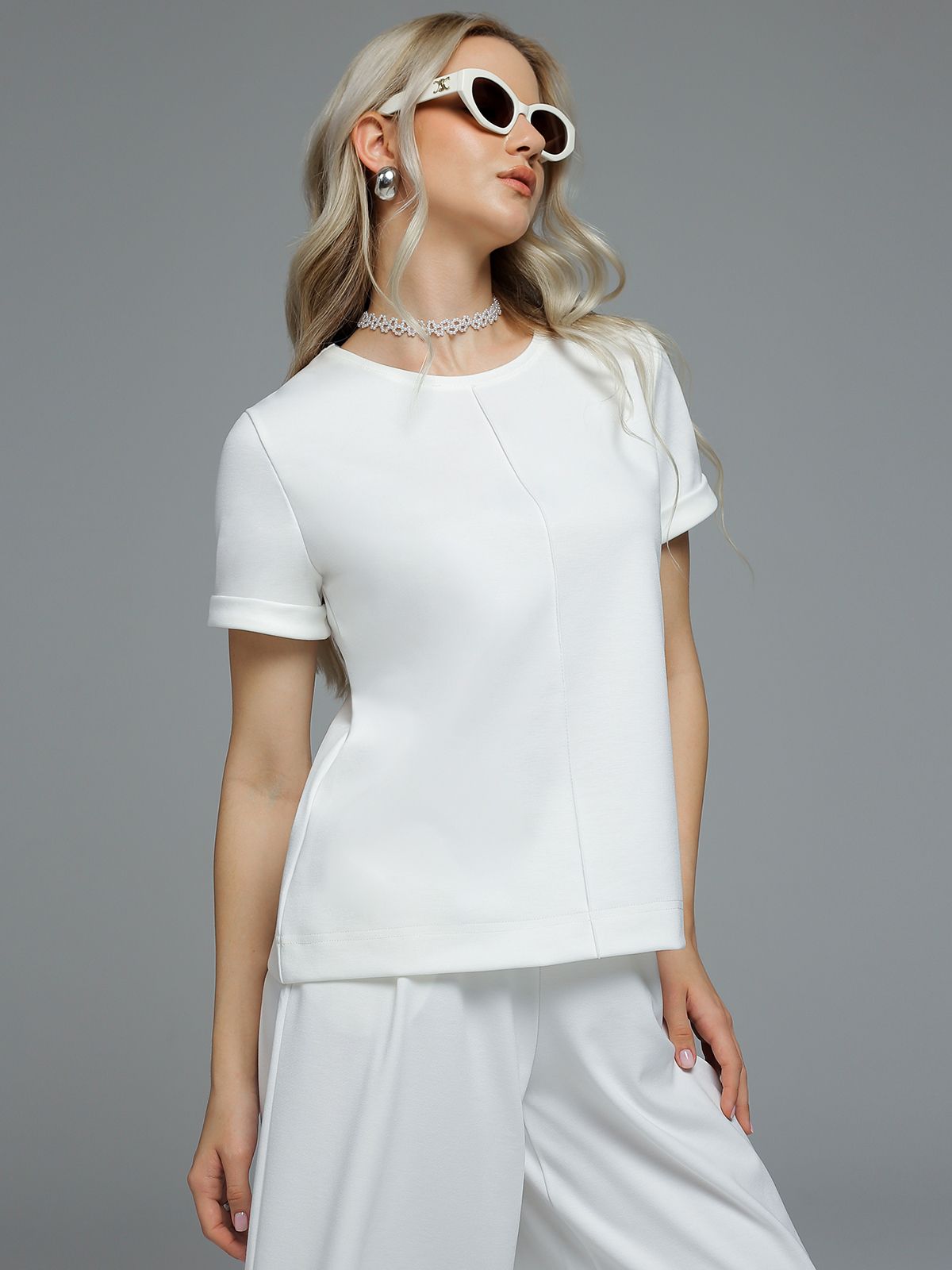

Футболка женская SAHAR Art lab OFA001 белая 3XL, Белый, OFA001