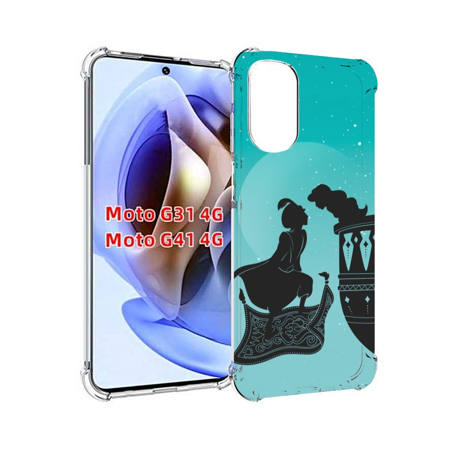 

Чехол MyPads алладин тень для Motorola Moto G31 4G / G41 4G, Прозрачный, Tocco