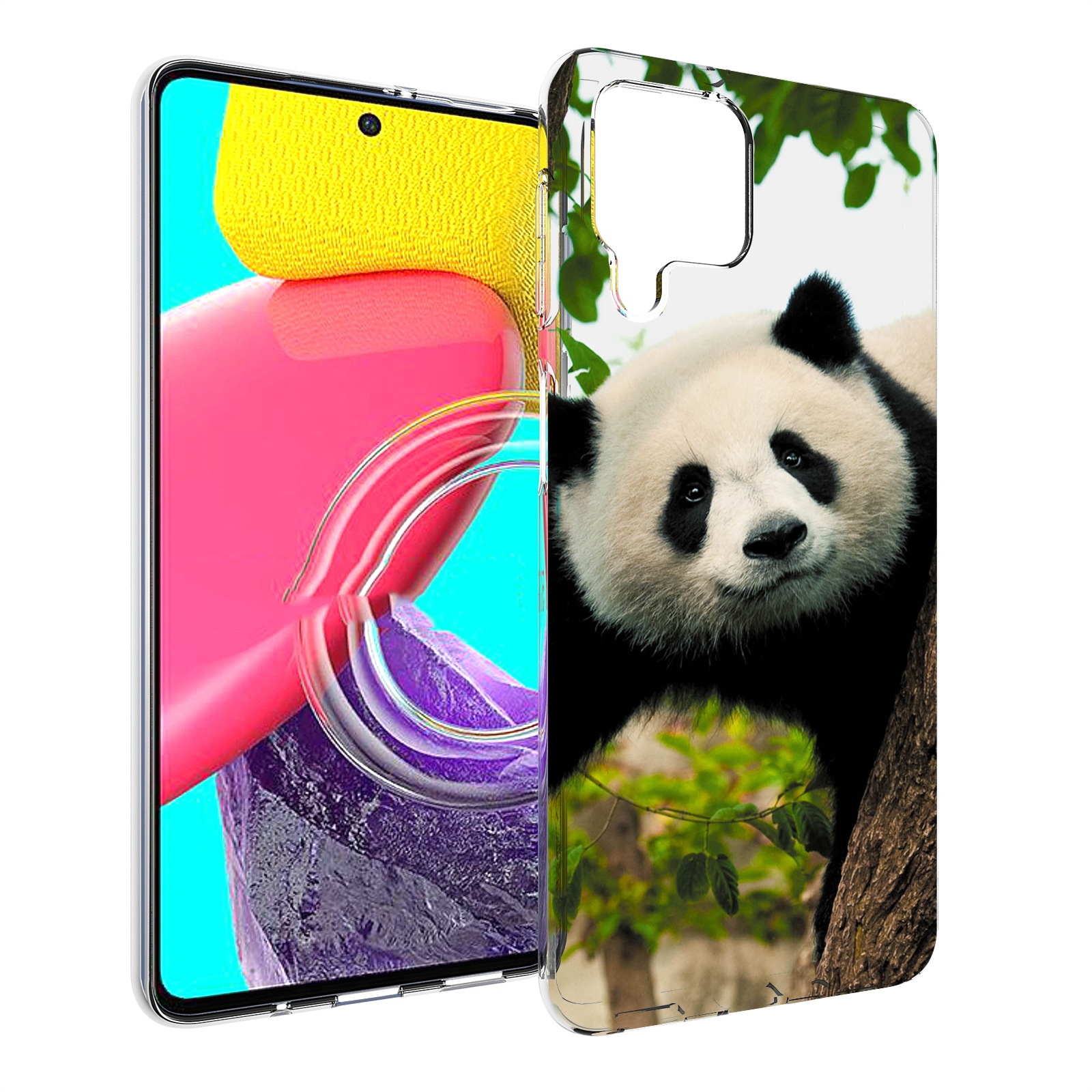 

Чехол MyPads Панда-на-дереве для Samsung Galaxy M53 (SM-M536), Прозрачный, Tocco