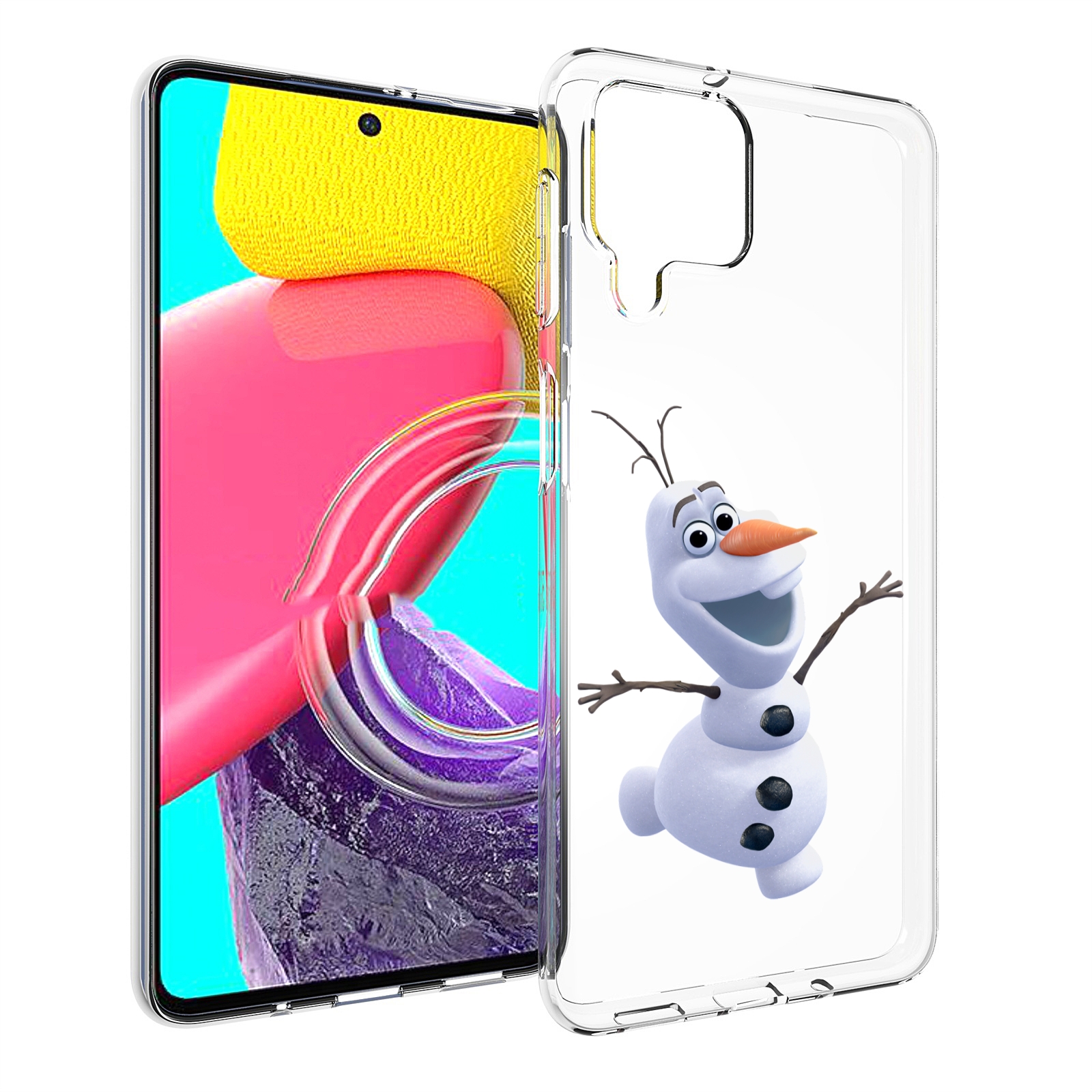 

Чехол MyPads Олаф-холодное-сердце для Samsung Galaxy M53 (SM-M536), Прозрачный, Tocco