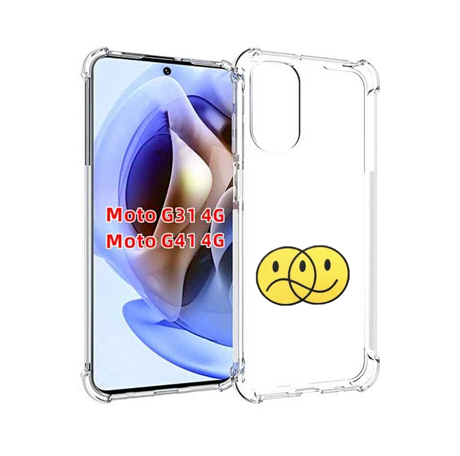 

Чехол MyPads Хиппи для Motorola Moto G31 4G / G41 4G, Прозрачный, Tocco