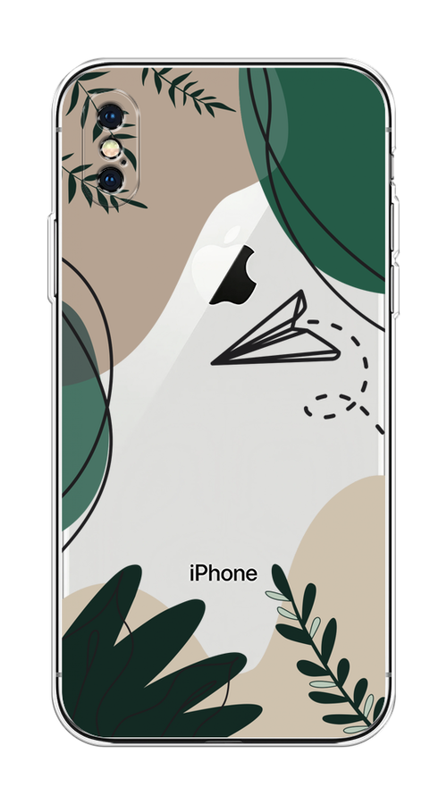 

Чехол на Apple iPhone XS Max "Secret Garden", Зеленый;бежевый;черный, 11950-1