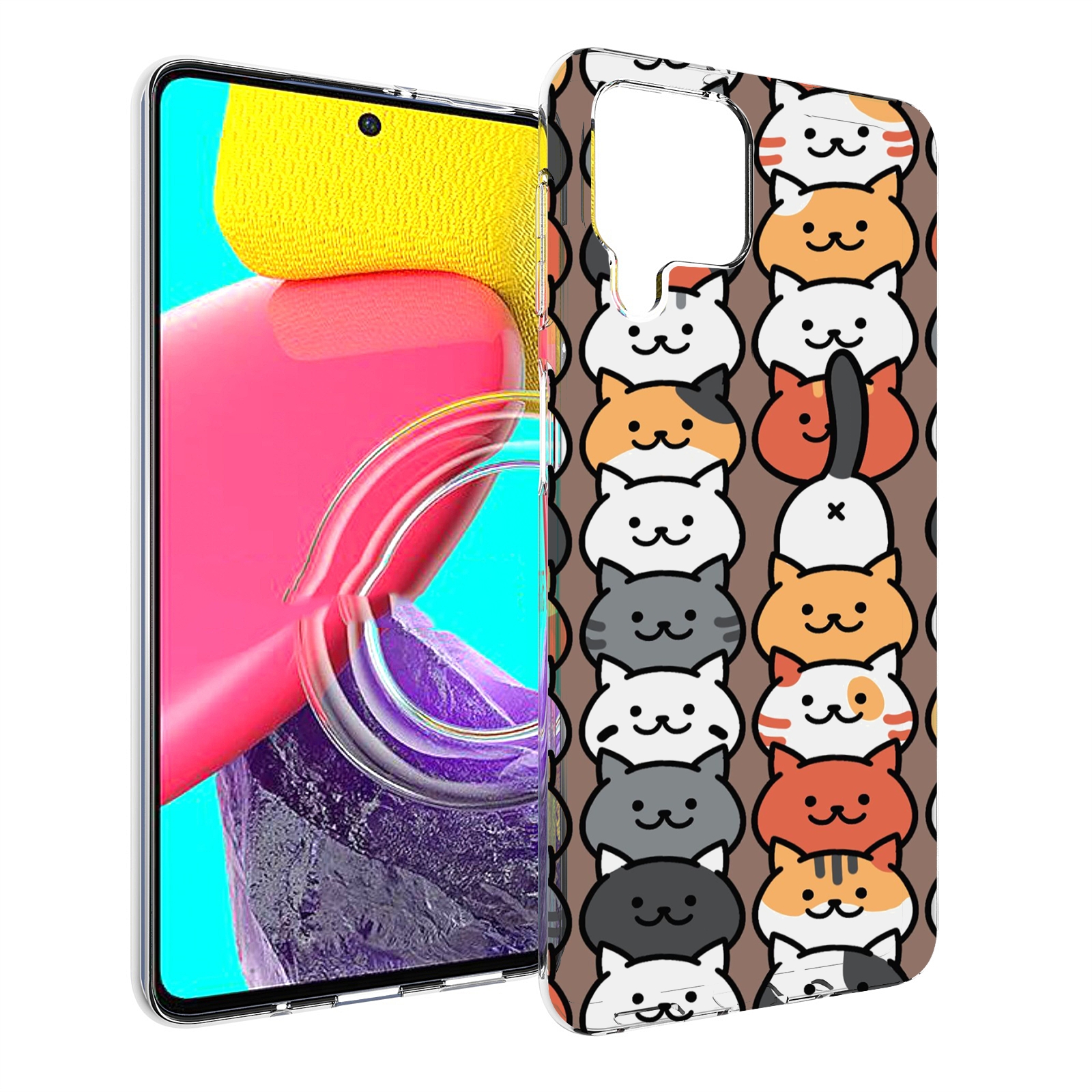 

Чехол MyPads Найди-кота для Samsung Galaxy M53 (SM-M536), Прозрачный, Tocco