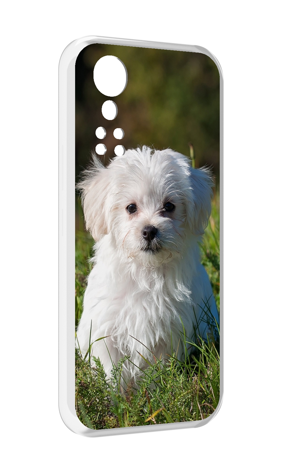 

Чехол MyPads мальтииская-болонка для ZTE Axon 30 5G / Axon 30S, Прозрачный, Tocco