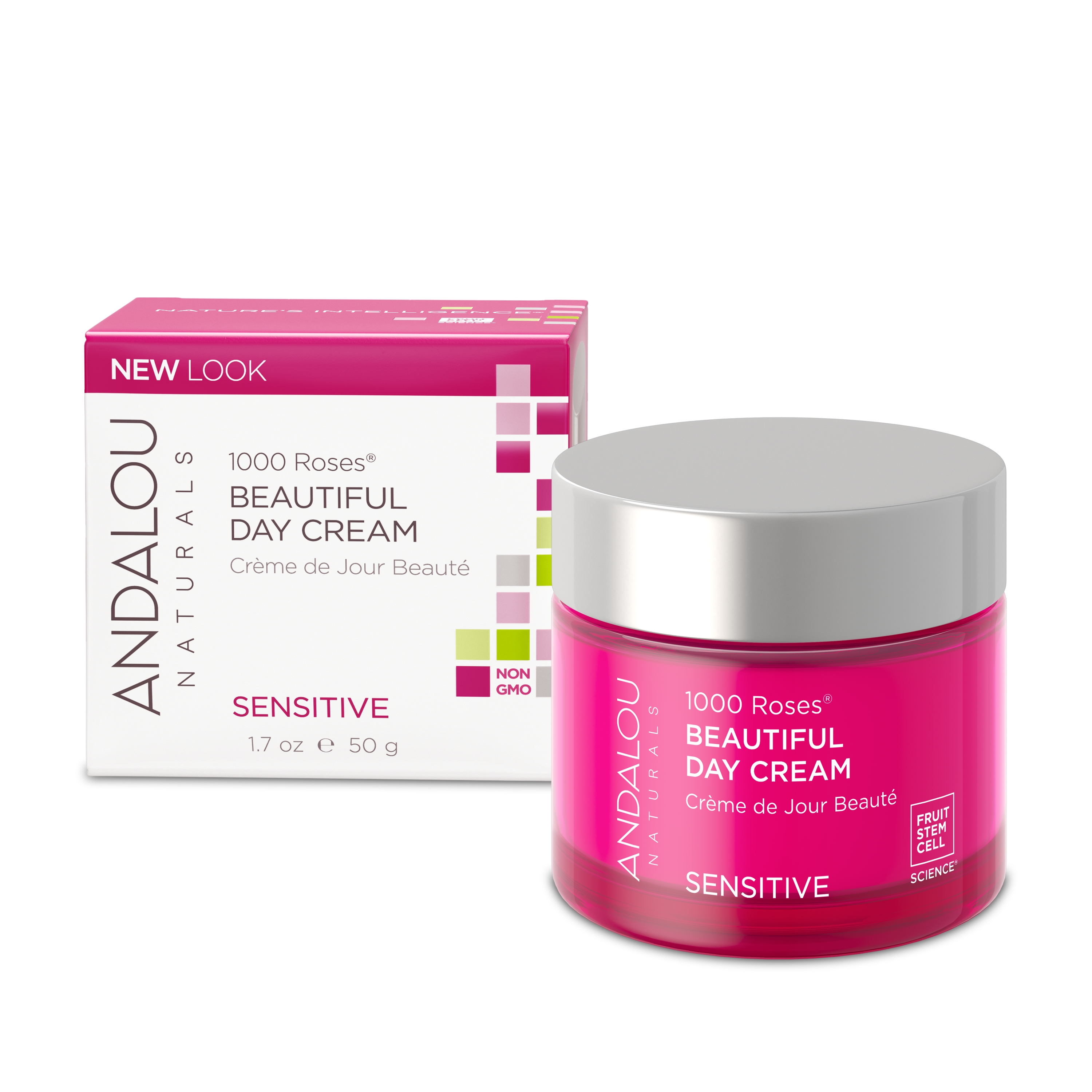 

Дневной крем Andalou Naturals, для лица «1000 роз», 50 мл