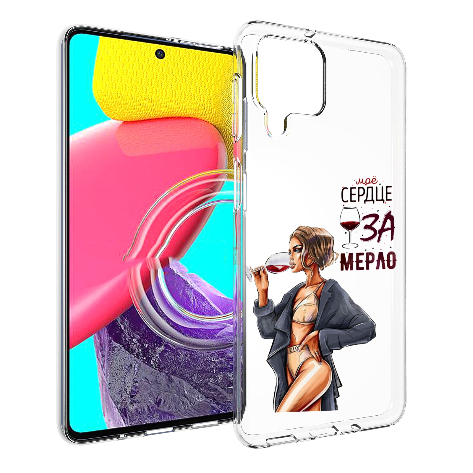 

Чехол MyPads Мое-сердце-замерло для Samsung Galaxy M53 (SM-M536), Прозрачный, Tocco