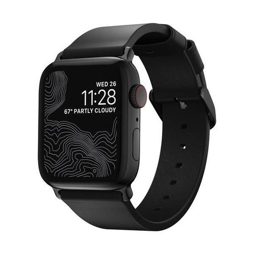 

Ремешок Nomad Modern Slim Leather Strap для Apple Watch - 40/38mm черный, Ремешок Nomad Modern Slim Leather Strap для Apple Watch - 40/38mm. Материал: натуральная кожа. Цвет ремешка: черный. Цвет застежки: черный.